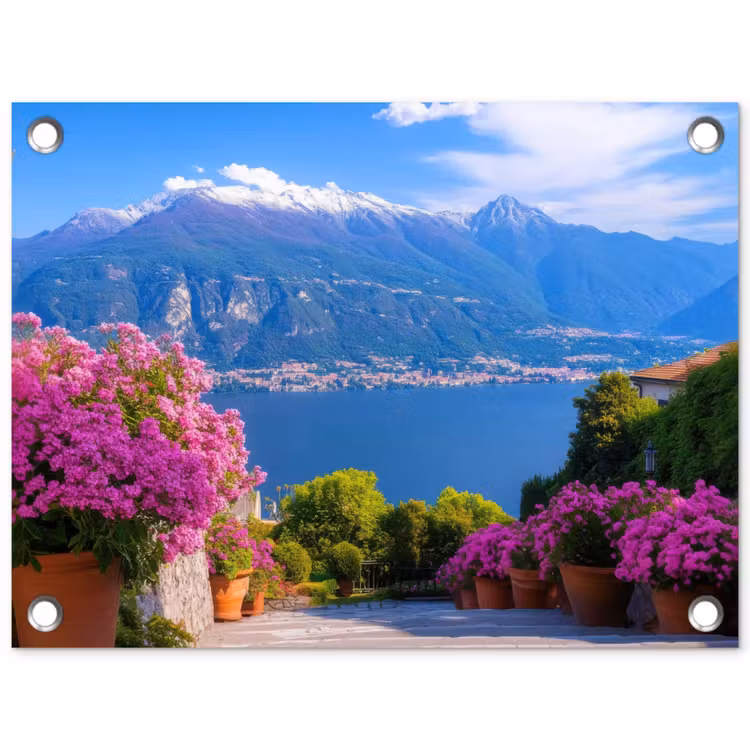 Tuinposter - Lake Como - Italië - Landschap — 1