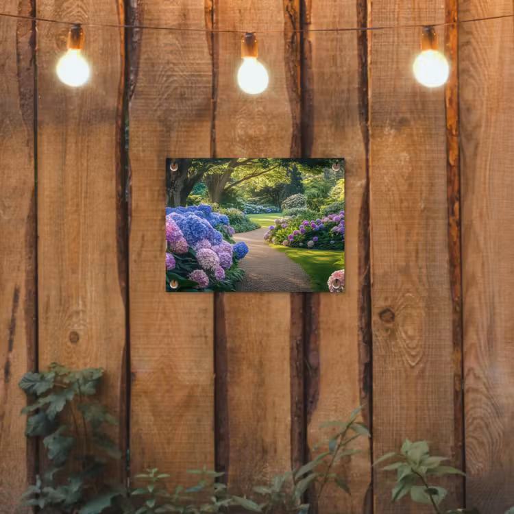 Tuinposter - Hortensia- Park - Pad — 2