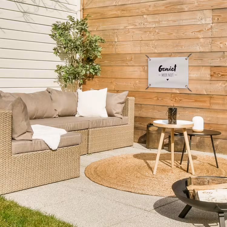 Tuinposter - Geniet, meer niet - Quotes - Tekst - Genieten — 4