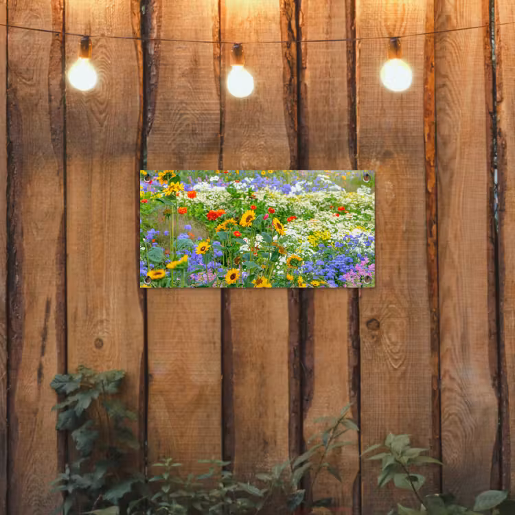 Tuinposter - Zomerbloemen in volle bloei — 2