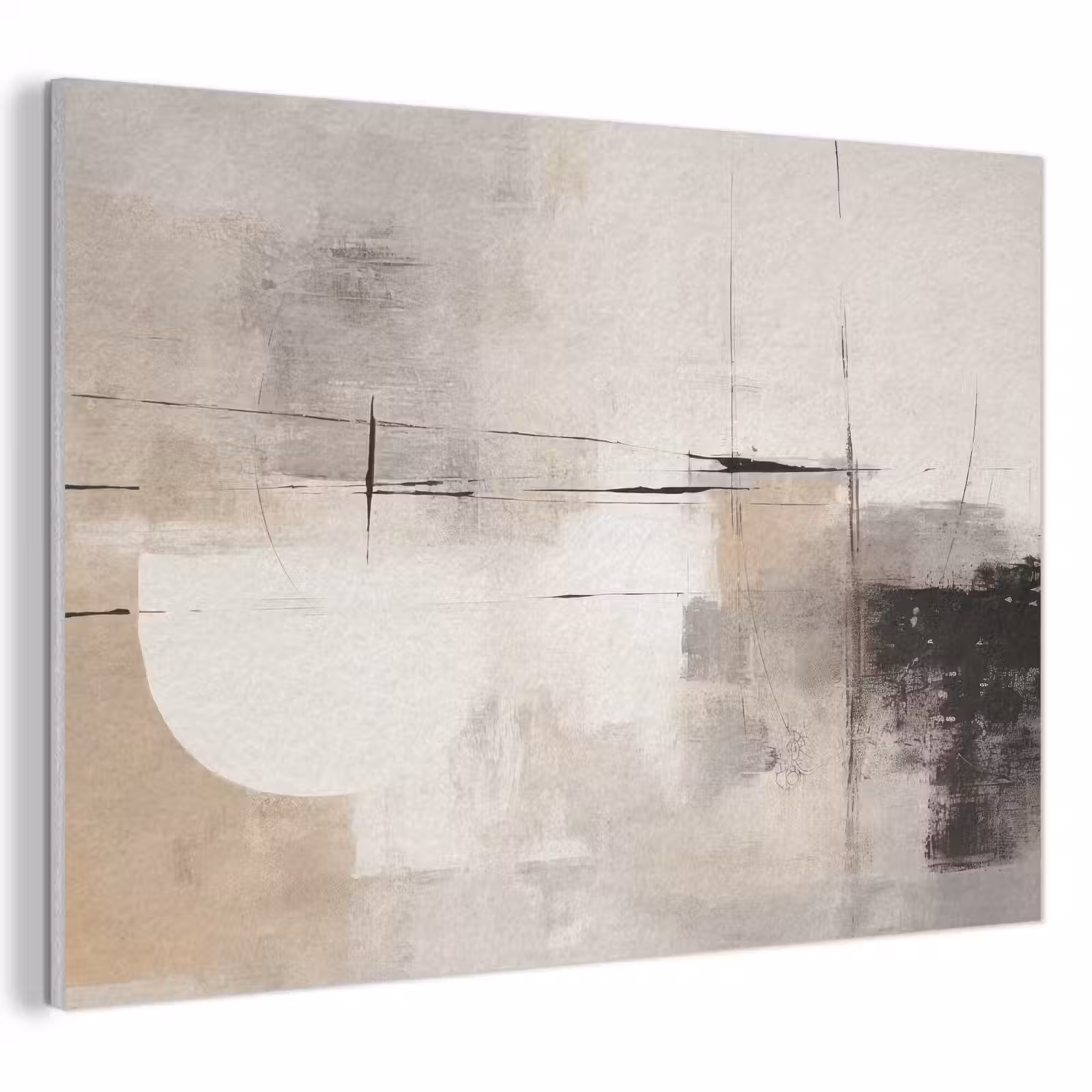 Akoestisch schilderij - Abstract - Kunst - Grijs — 1