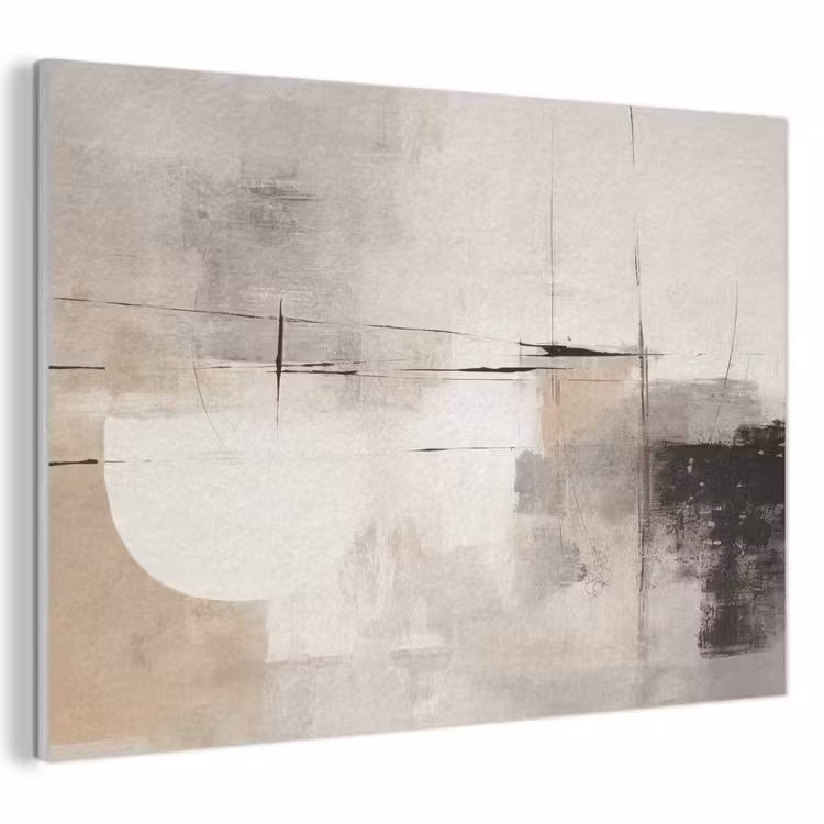 Akoestisch schilderij - Abstract - Kunst - Grijs — 1