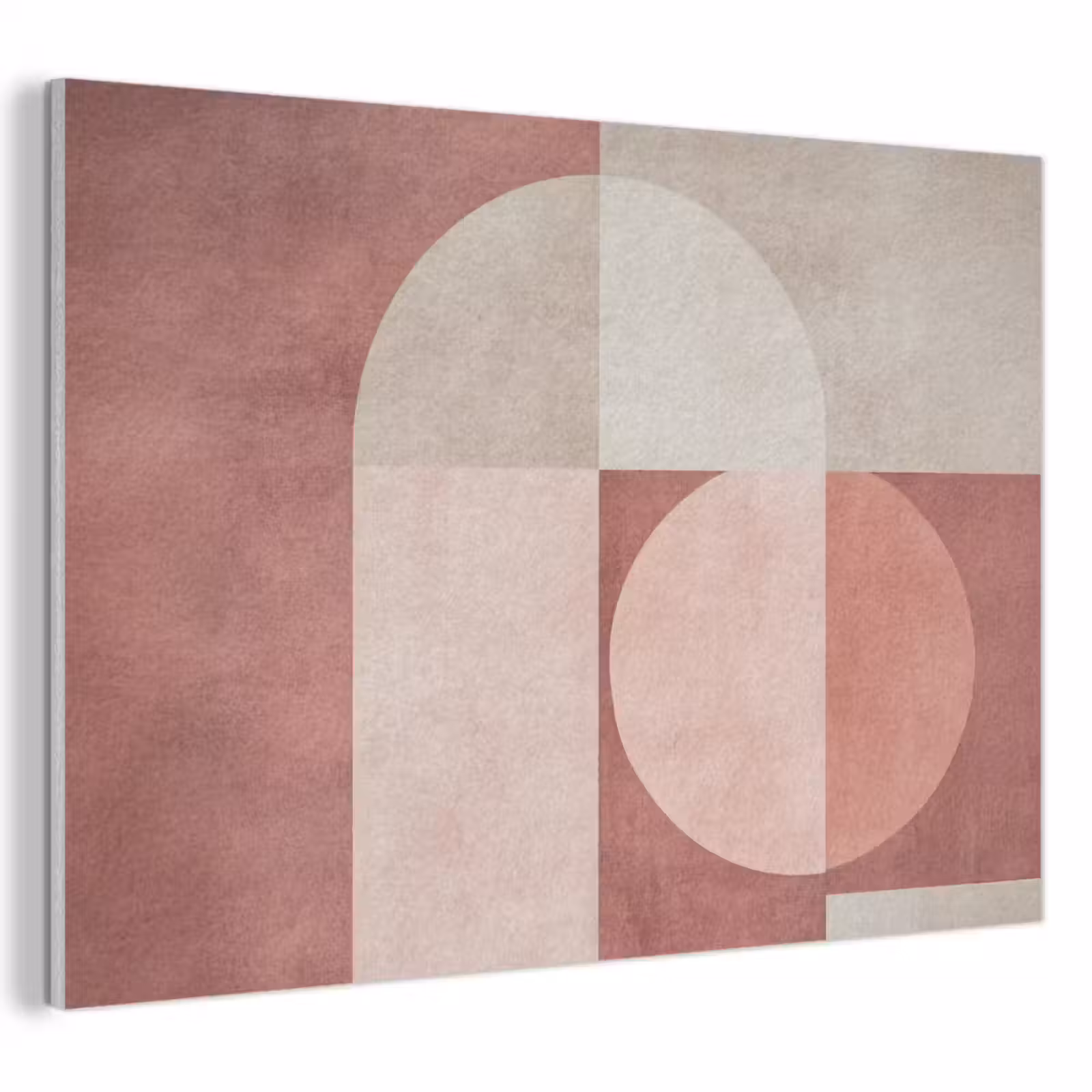 Akoestisch schilderij - Figuren - Abstract - Roze — 1