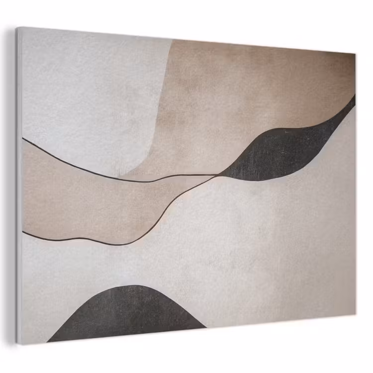 Akoestisch schilderij - Contourlijnen - Abstracte landschap — 1