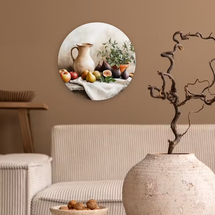 Wandcirkel - Glas - Fruit - Kruiden - Landelijk — 2