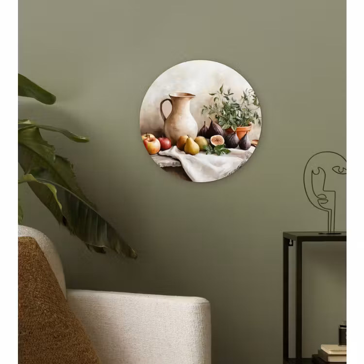 Wandcirkel - Glas - Fruit - Kruiden - Landelijk — 3