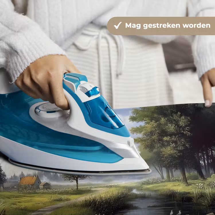Wandkleed - Zandpad - Groen landschap - Water — 6