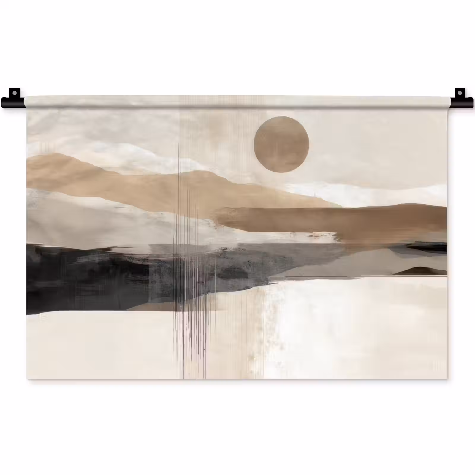 Wandkleed - Minimalistisch - Landschap - Dimensie — 1