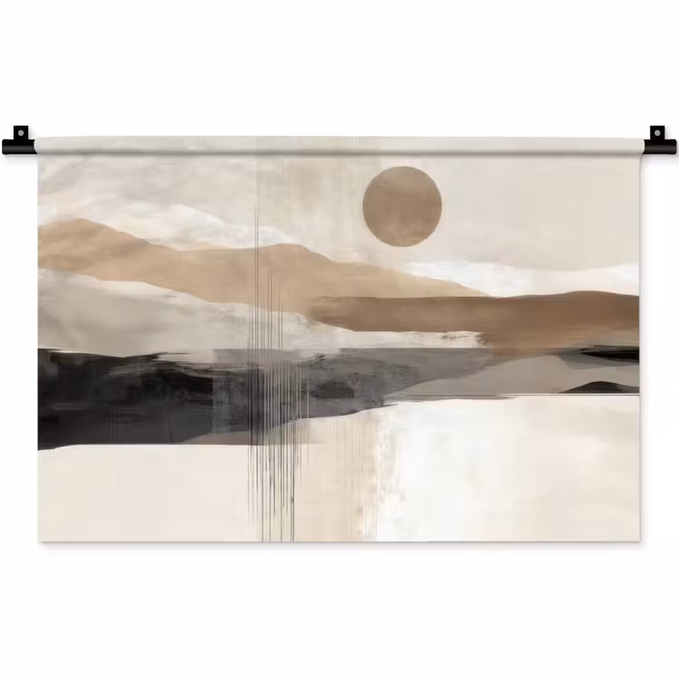 Wandkleed - Minimalistisch - Landschap - Dimensie — 1