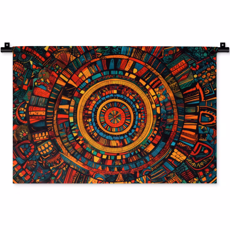 Wandkleed - Mandala - Cirkels - Patronen — 1