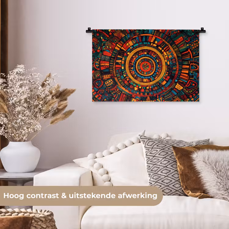Wandkleed - Mandala - Cirkels - Patronen — 4