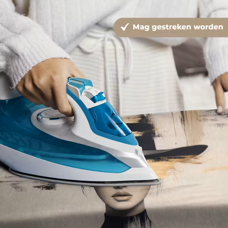 Wandkleed - Vrouw - Hoed - Verf — 6