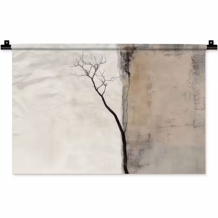 Wandkleed - Wabi sabi - Plant - Beige — 1