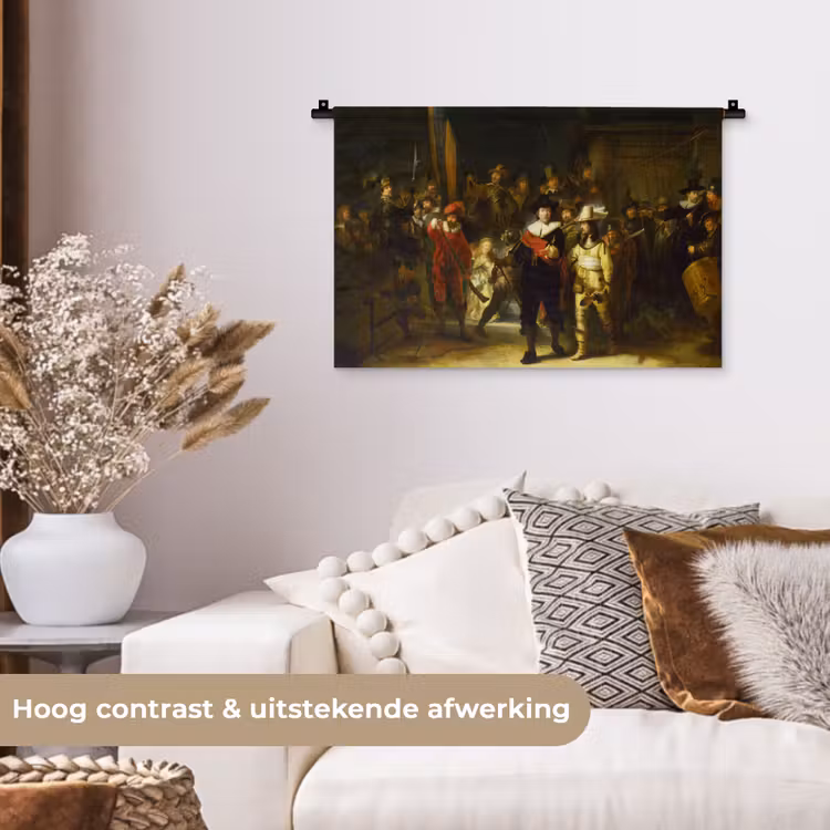 Wandkleed - De Nachtwacht - Rembrandt van Rijn — 4