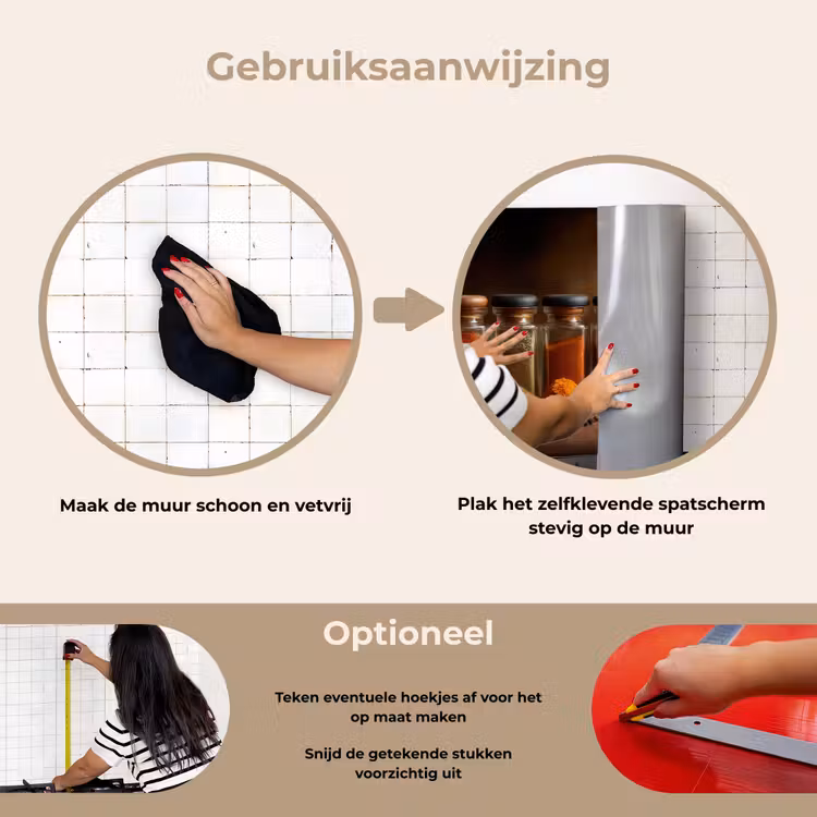Spatscherm keuken - Potjes - Kruiden - Specerijen - Korrels — 8