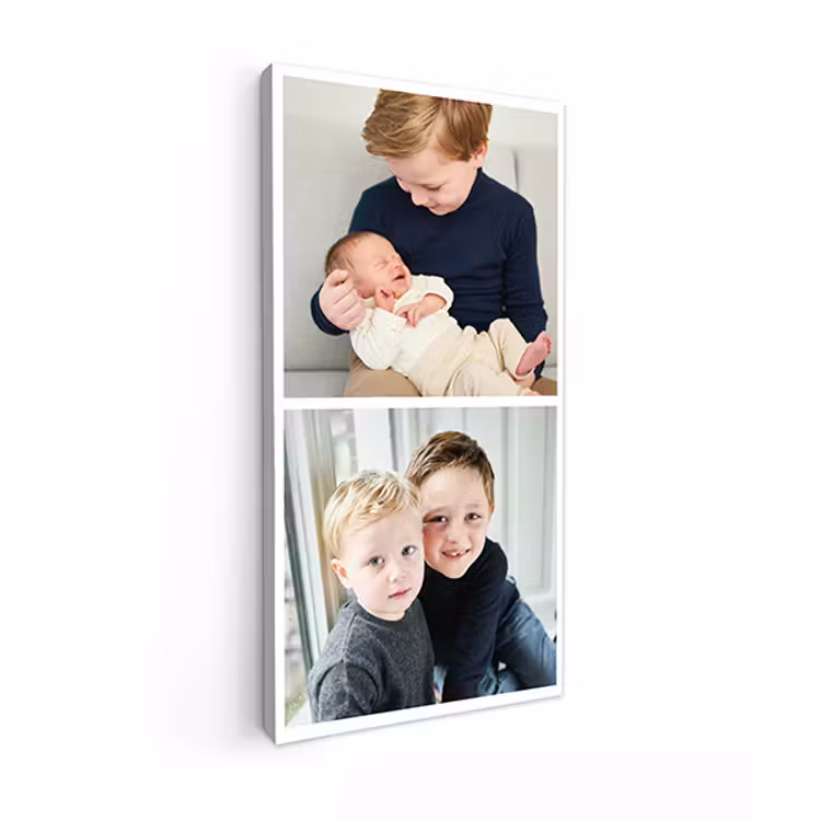 Canvas collage - Staand - 2 foto's — 1