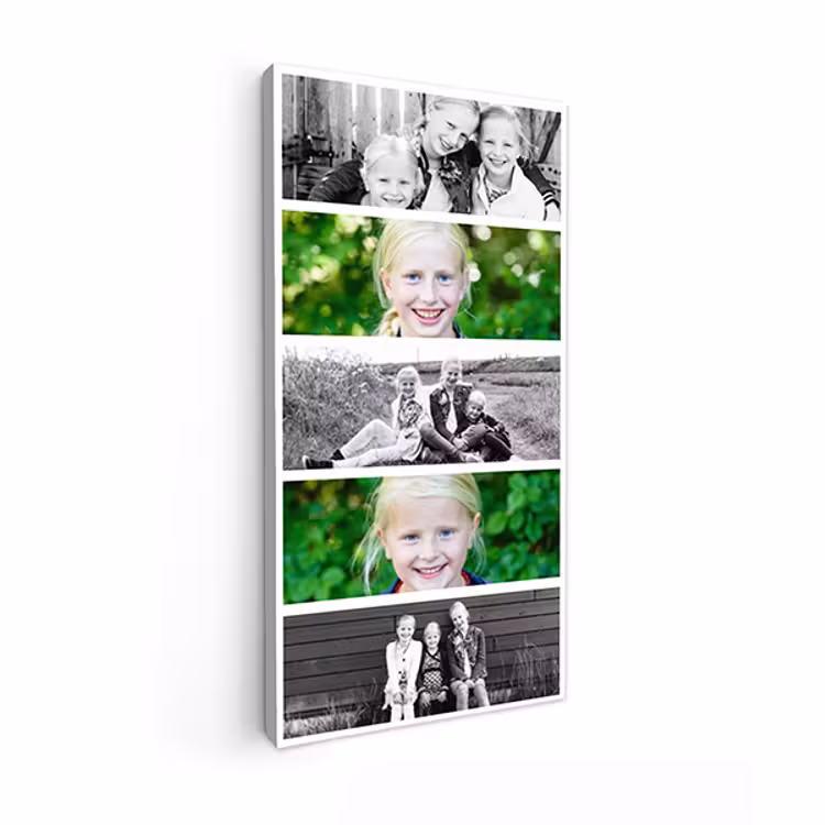 Canvas collage - Staand - 5 foto's — 1