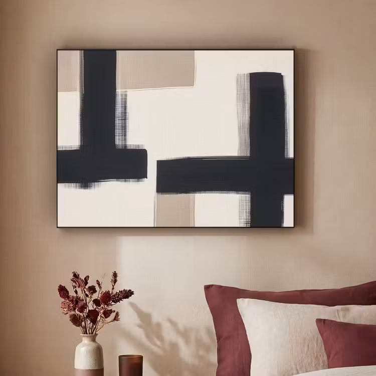 Art Frame - Zwart - Abstract - Japandi — 2