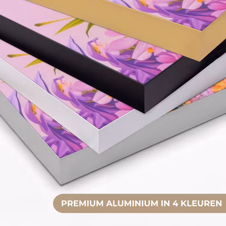 Art Frame - Vrouw - Abstract - Cirkel - Bloemen — 5