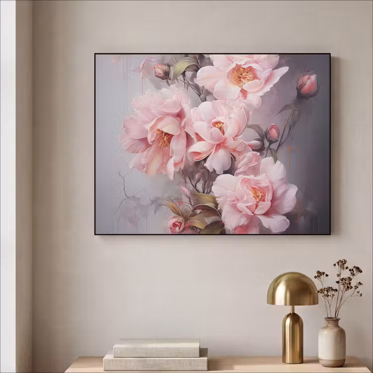 Art Frame - Rozen - Bloemen - Roze - Kunst - Watercolor — 3