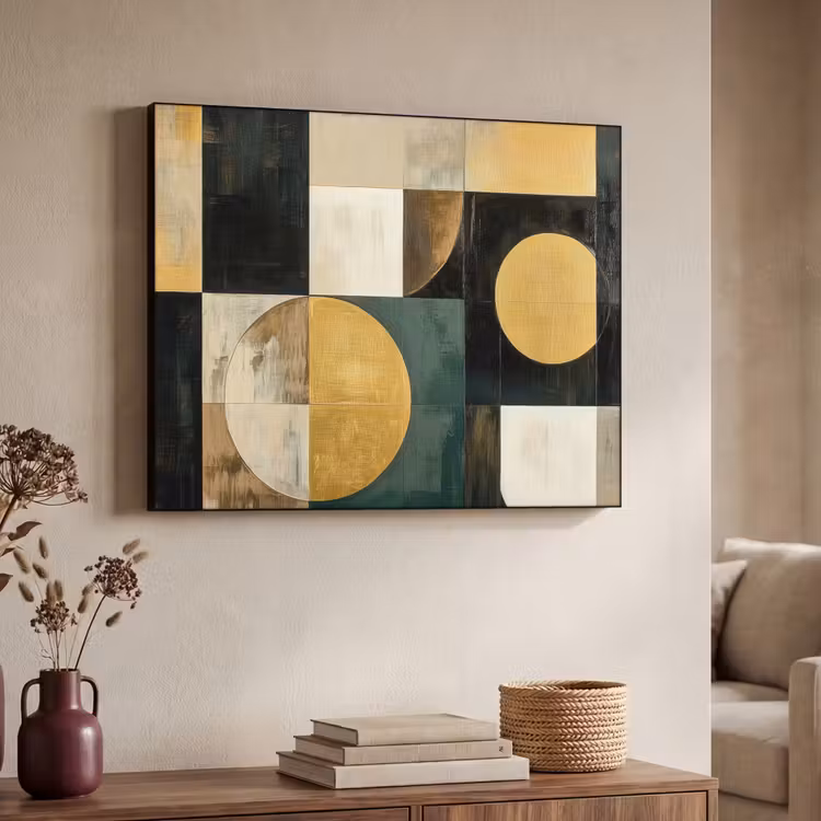 Art Frame - Abstract - Goud - Brons - Vormen - Geometrisch — 4