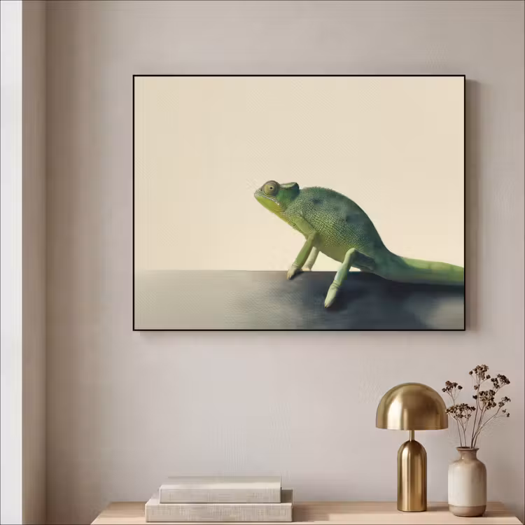Art Frame - Kameleon - Groen - Minimalistisch — 3