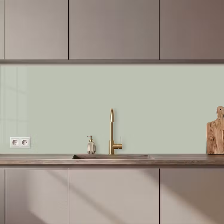 Keuken achterwand - Mintgroen - Effen kleur — 1