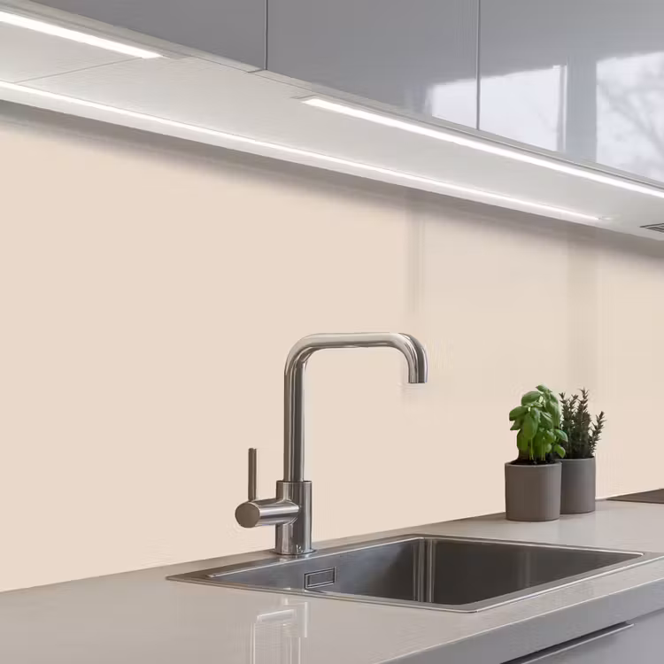 Keuken achterwand - Beige - Effen kleur — 2