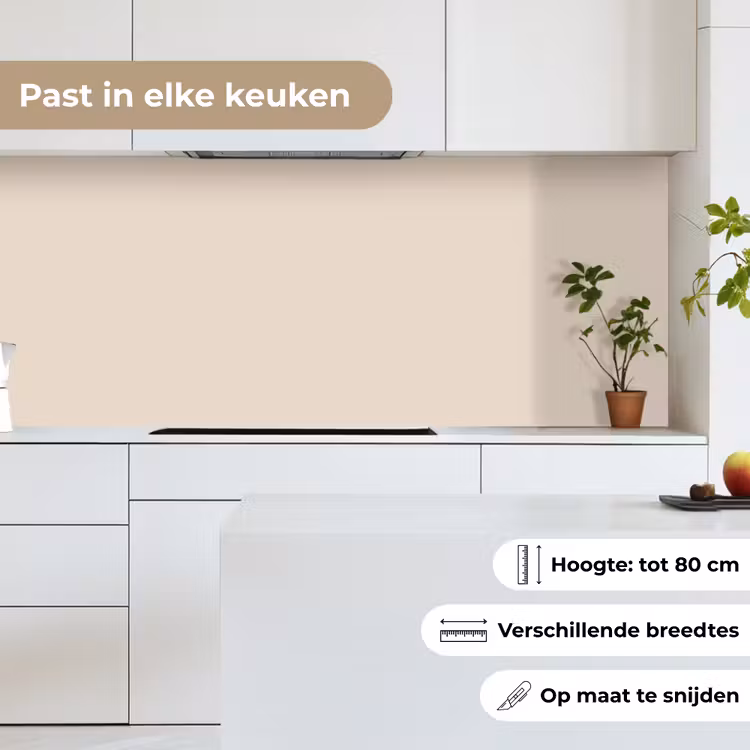 Keuken achterwand - Beige - Effen kleur — 7