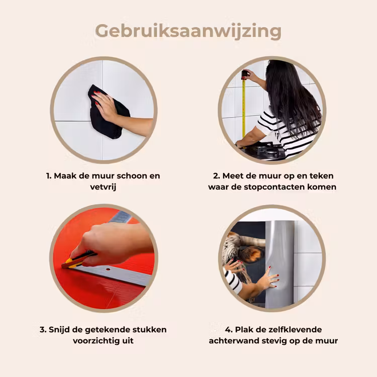 Keuken achterwand - Stier - Kleurrijk - Hoorns — 9