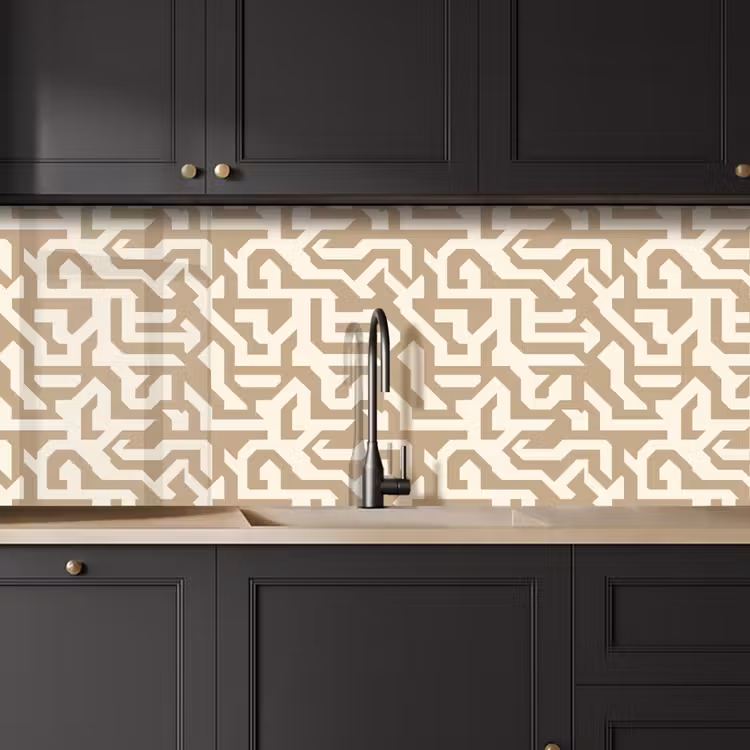 Keuken achterwand - Modern - Abstract - Beige — 6