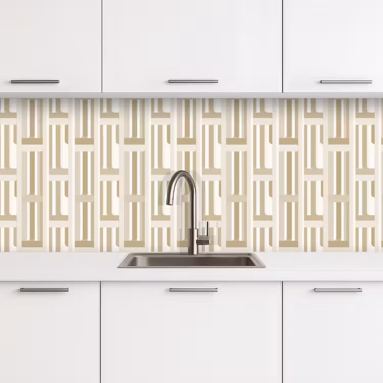 Keuken achterwand - Modern - Geometrisch - Beige — 4