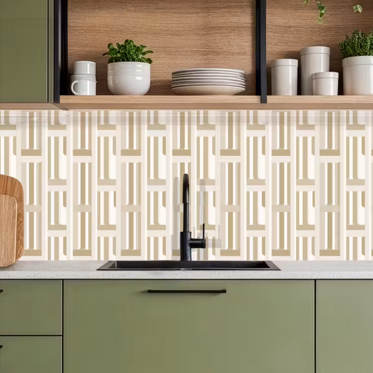 Keuken achterwand - Modern - Geometrisch - Beige — 8