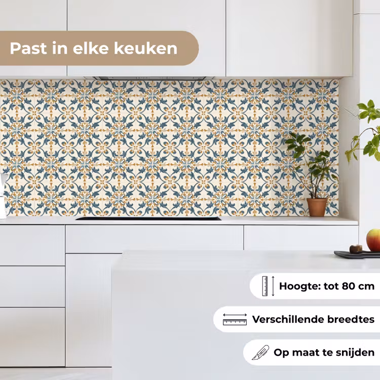 Keuken achterwand - Patroon - Klassiek - Kleurrijk — 7