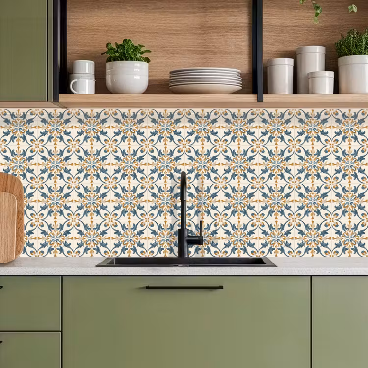 Keuken achterwand - Patroon - Klassiek - Kleurrijk — 8