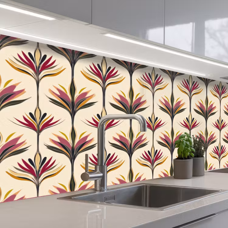 Keuken achterwand - Waaier - Motief - Kleurrijk — 2