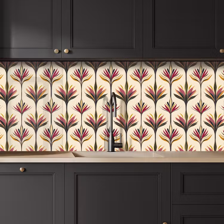 Keuken achterwand - Waaier - Motief - Kleurrijk — 6