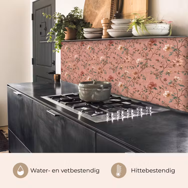Keuken achterwand - Botanisch - Bloemen - Roze — 5