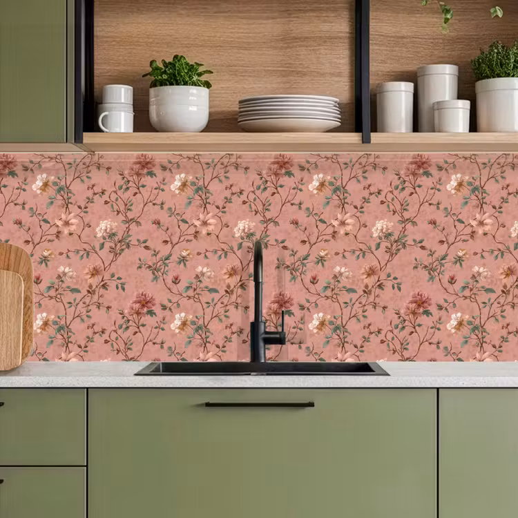 Keuken achterwand - Botanisch - Bloemen - Roze — 8