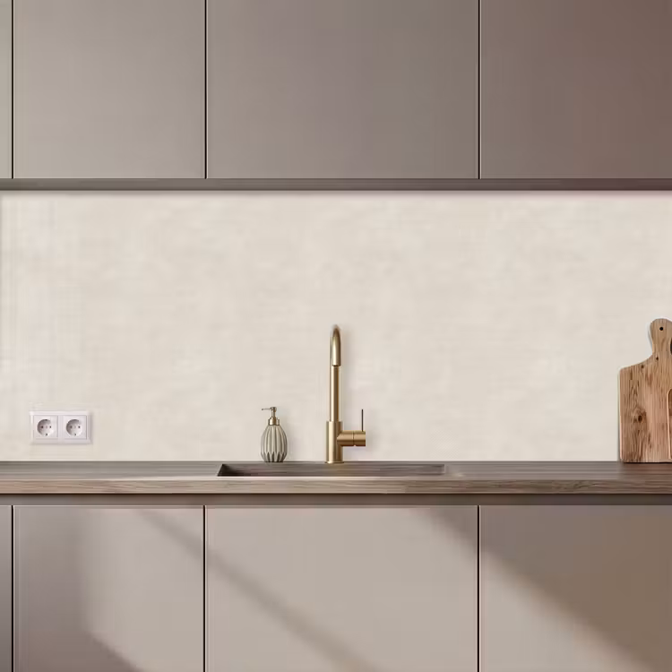 Keuken achterwand - Zandkleurig - Modern - Egaal — 1