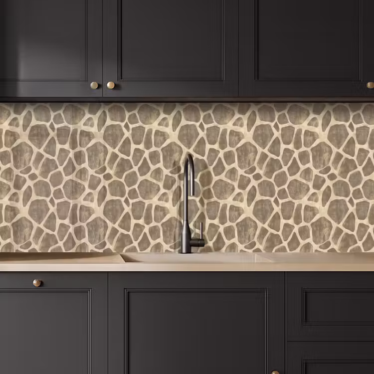 Keuken achterwand - Giraf - Patroon - Beige - Bruin — 6