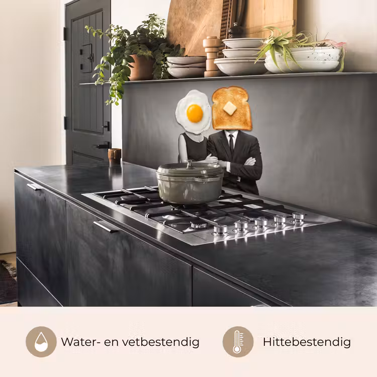 Keuken achterwand - Ontbijt - Koppel - Ei - Brood — 5
