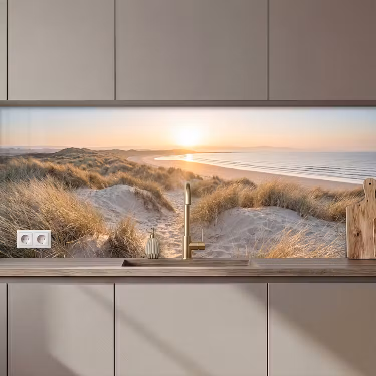 Keuken achterwand - Duinen - Strand - Zee — 1