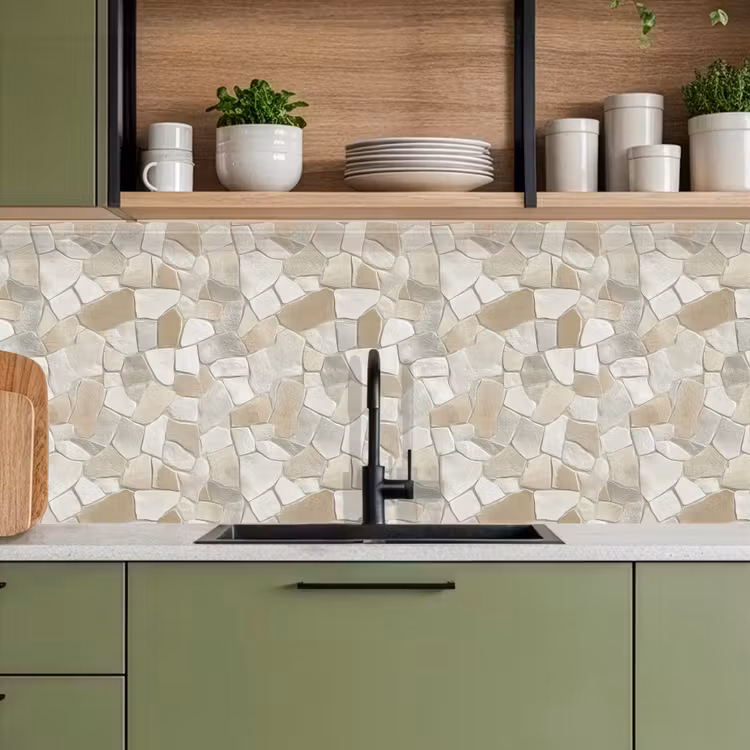 Keuken achterwand - Mozaïek - Stenen - Beige — 8