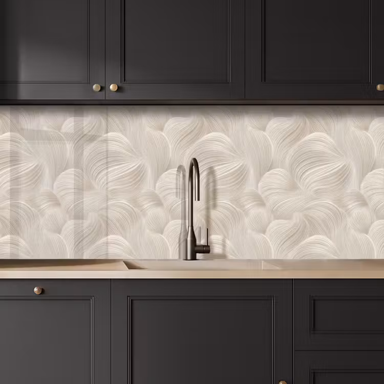 Keuken achterwand - Lijnen - Waaier - Beige — 6