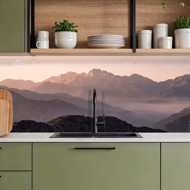 Keuken achterwand - Panorama - Landschap - Bergen — 8