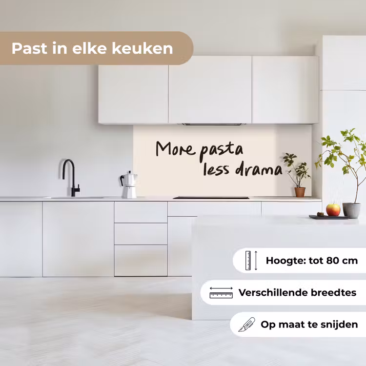 Keuken achterwand - More pasta less drama — 7