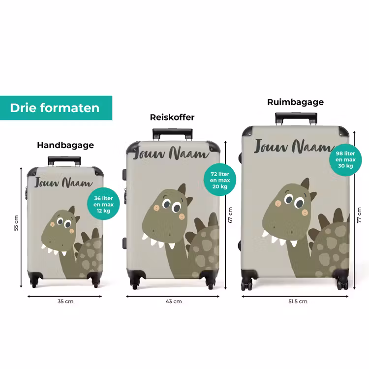 Koffer met naam - Danny dino — 8