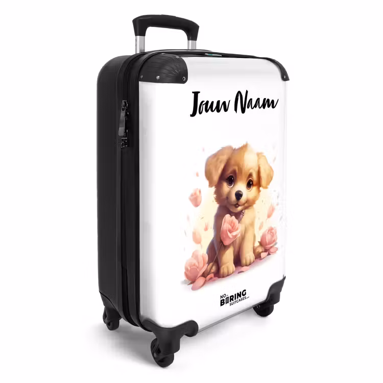 Koffer met naam - Popke puppy — 2