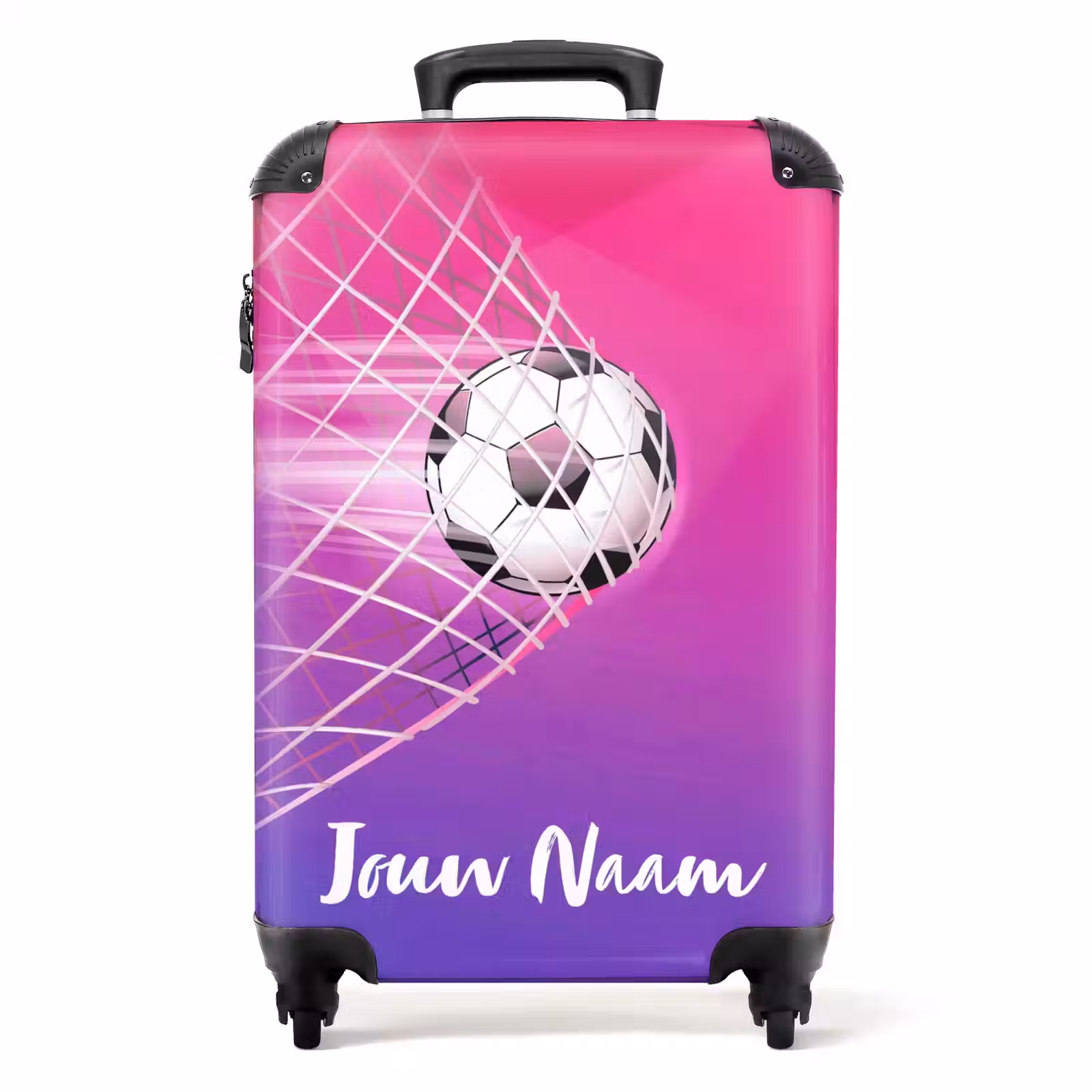 Koffer met naam - Goal-getter roze — 1